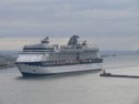 The Celebrity Constellation arrives too
